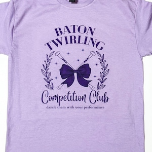 Baton Twirling Competition Club Coquette Baton Twirler  Shirts Twirler Apparel Baton Gift