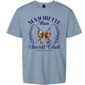Majorette Mom Halftime Social Club Coquette Baton Twirler  Shirts Twirler Apparel Baton Gift