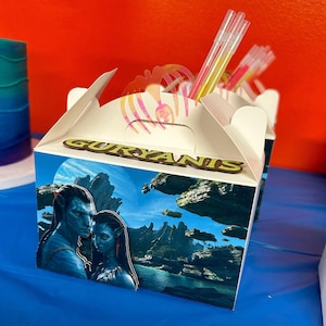 Avatar The Way of the Water Movie Happy Birthday Banner, Personalized Birthday Banner, Avatar Disney Birthday Party Personalized Decoration