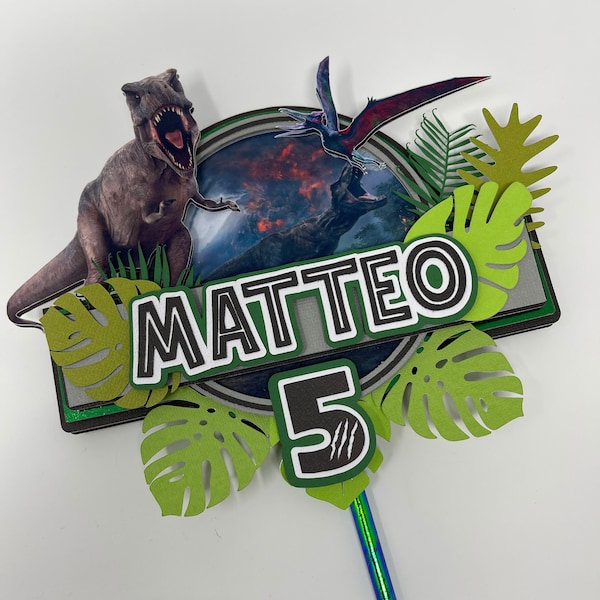 Jurassic World Birthday Cake Topper Etsy jurassic-world-birthday-cake-topper-etsy