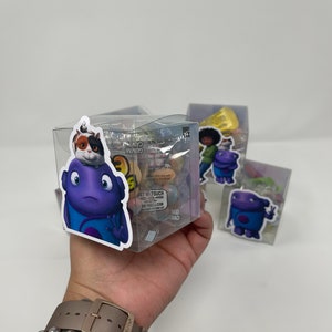 Boov Favor Boxes, Home Movie Party Decoration, Clear Favor Box , Party Treat Favor Box, Personalized Favor Box, Boov Candy Box,