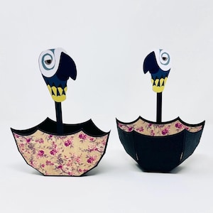 Mary Poppins Favor Boxes, Mary Poppins Personalized Boxes, Mary Poppins Umbrella Favor Box, Mary Poppins Movie Birthday Party Treat Boxes