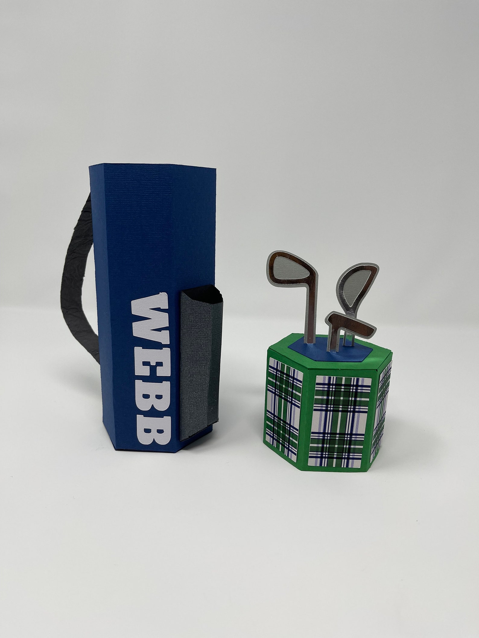 Golf Favor Box Golf Bag Box Personalized Golf Bag Favor Etsy