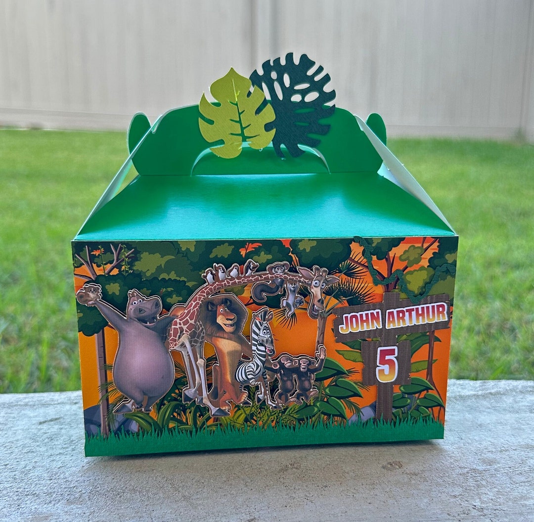 Customized Safari Party Favor Zoo Animals Birthday Party Etsy