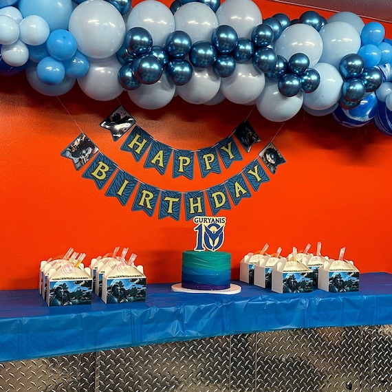 108 Addobbi Compleanno - Decorazioni Cartoon Per Festa Con Banner - 8
