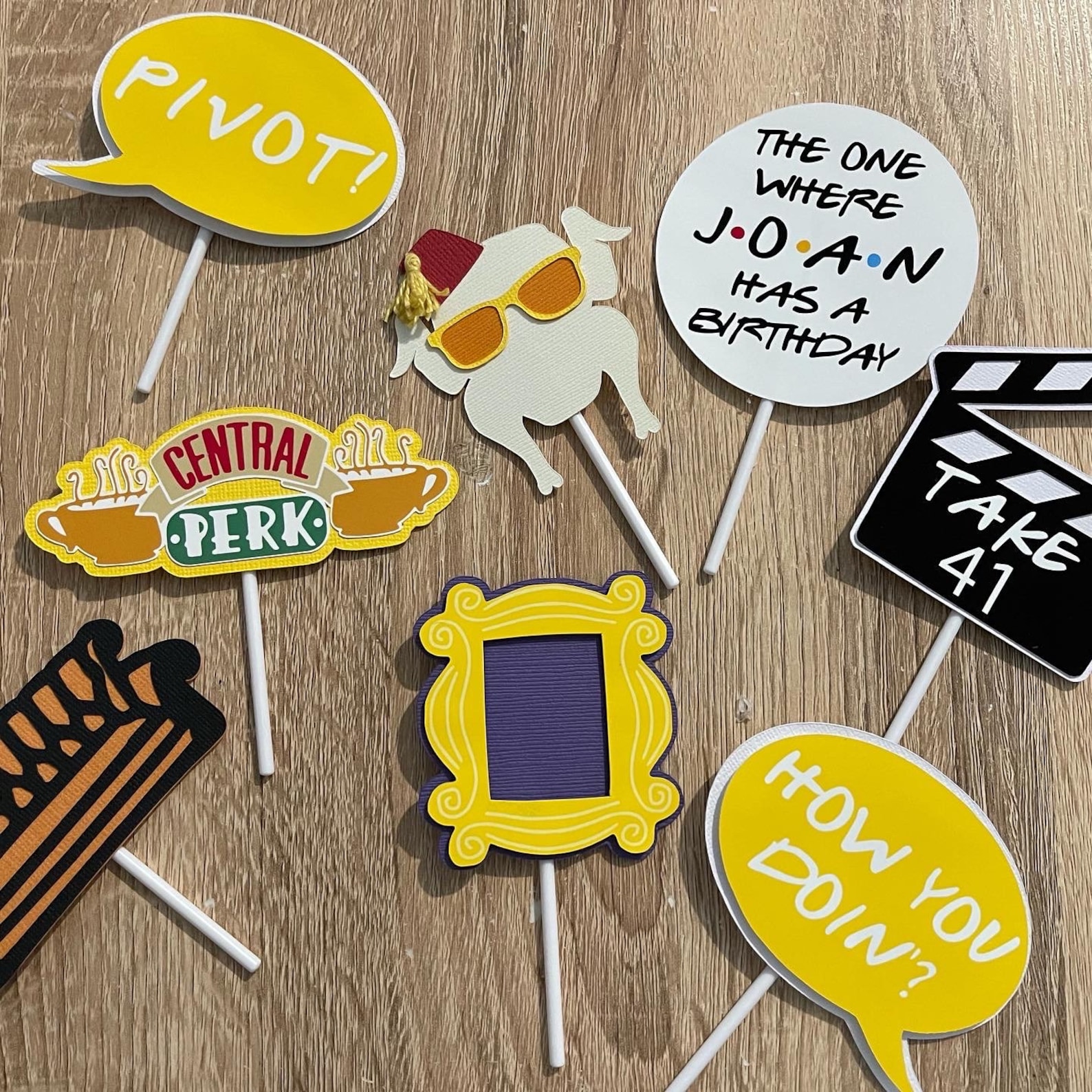 Friends Cupcakes Toppers Friends TV Show Party Decoration - Etsy