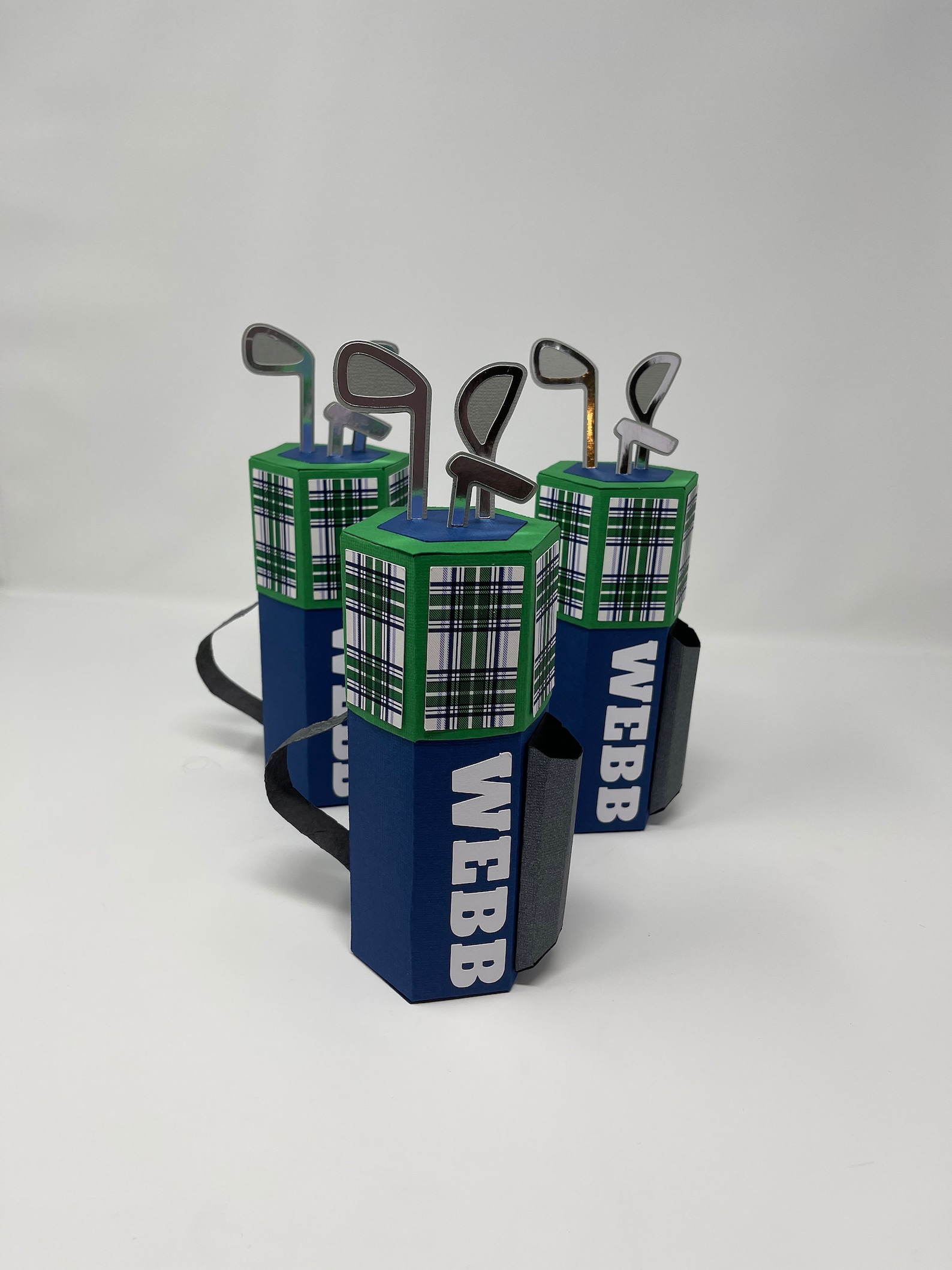 Golf Favor Box Golf Bag Box Personalized Golf Bag Favor Etsy