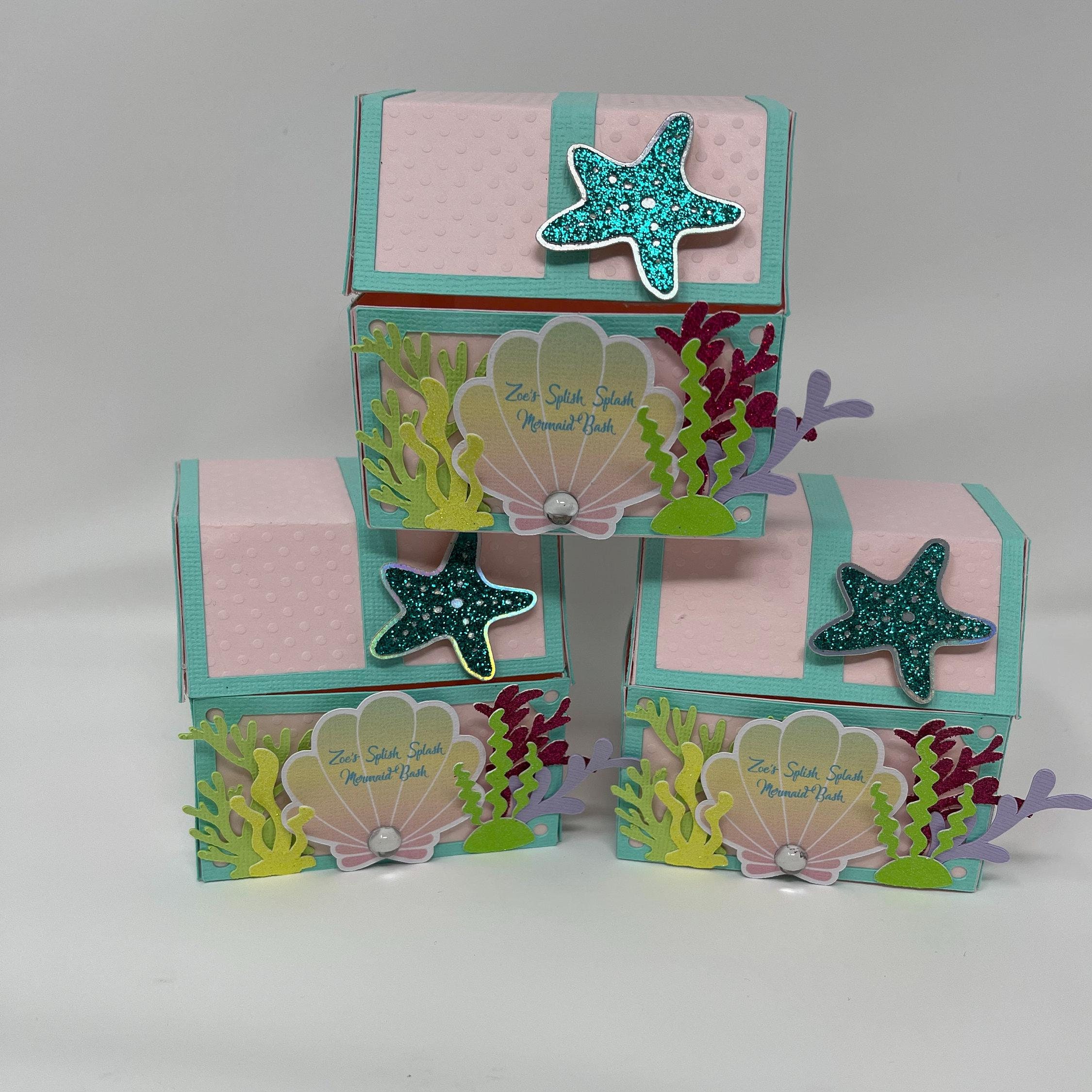 Mermaid Party Favor Boxes: Under the Sea Treasure Chest - Etsy