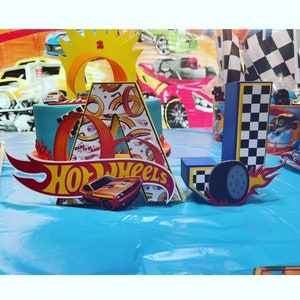 Letra 3D de ruedas, letra 3D personalizada de coche de carreras, decoración de fiesta de cumpleaños de coche de carreras, letras 3D, letras 3D personalizadas de coches de carreras, letra de nombre 3D,