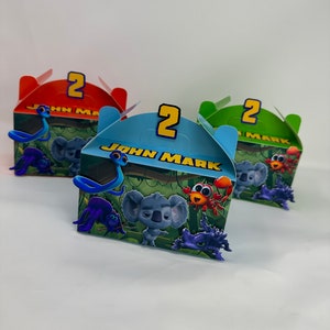Back to the Outback Favor Boxes, Personalized Gable Boxes, Back to the Outback Movie Personalized Birthday Party Decoration, Australia