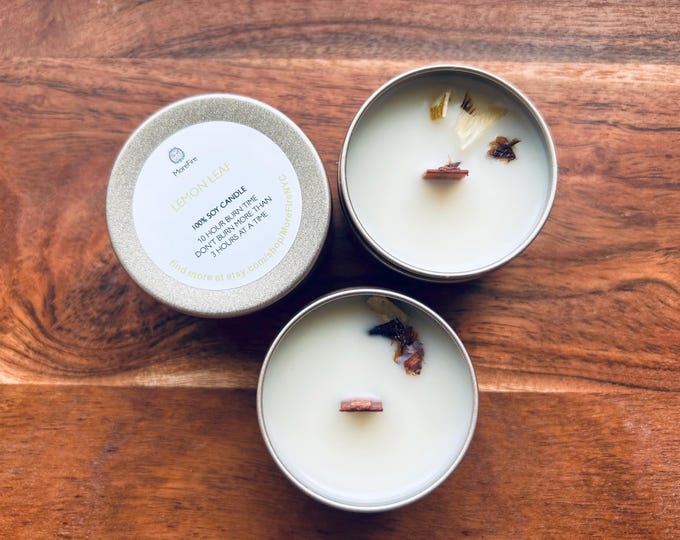 2oz Mini | Gold Tin | Clean Candle