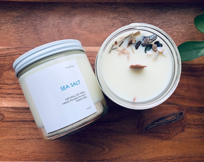Sea Salt | Sand-Bottom | Clean Candle