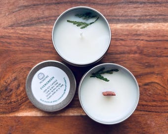 2oz Mini | Gold Tin | Clean Candle