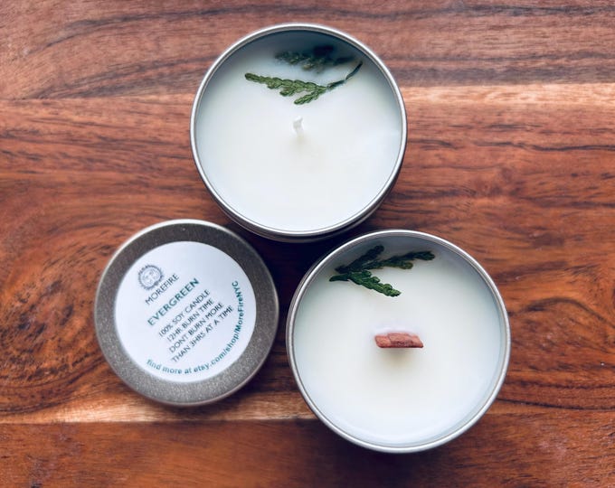 2oz Mini | Gold Tin | Clean Candle