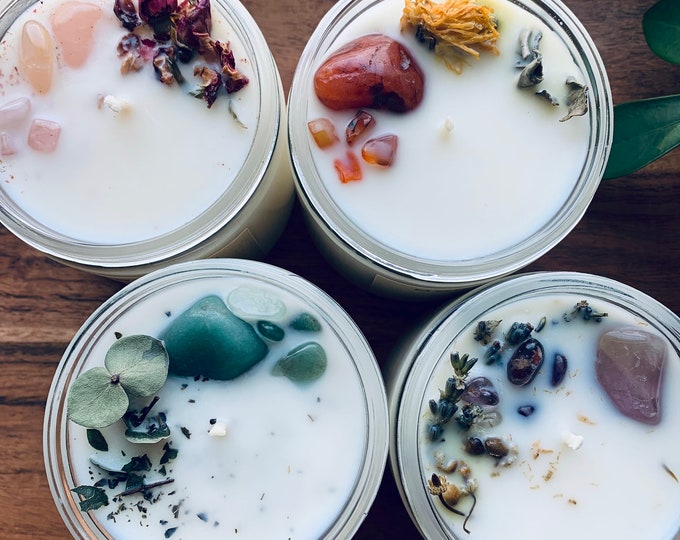 16oz Large | Crystal | Clean Candle
