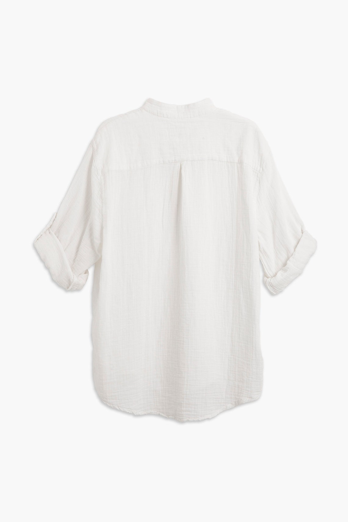 100 Cotton Unisex One Size Muslin Shirt off White Etsy