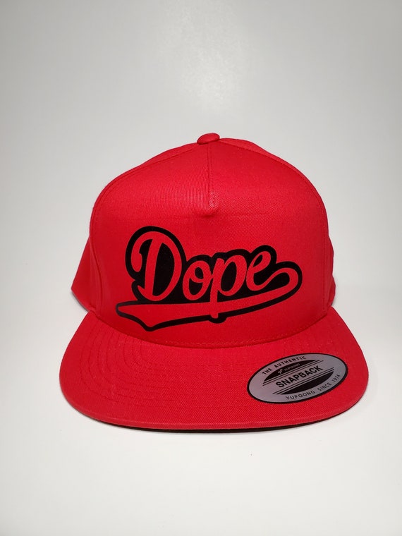 rouw gemakkelijk Aanwezigheid Dope Hat Hip Hop Hat Festival Caps Flat Rim Dope Snapback - Etsy
