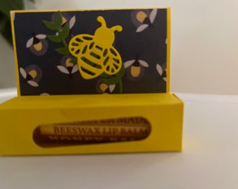 Bumble Bee Lip Balm Gift box  with Burt Bee Wax