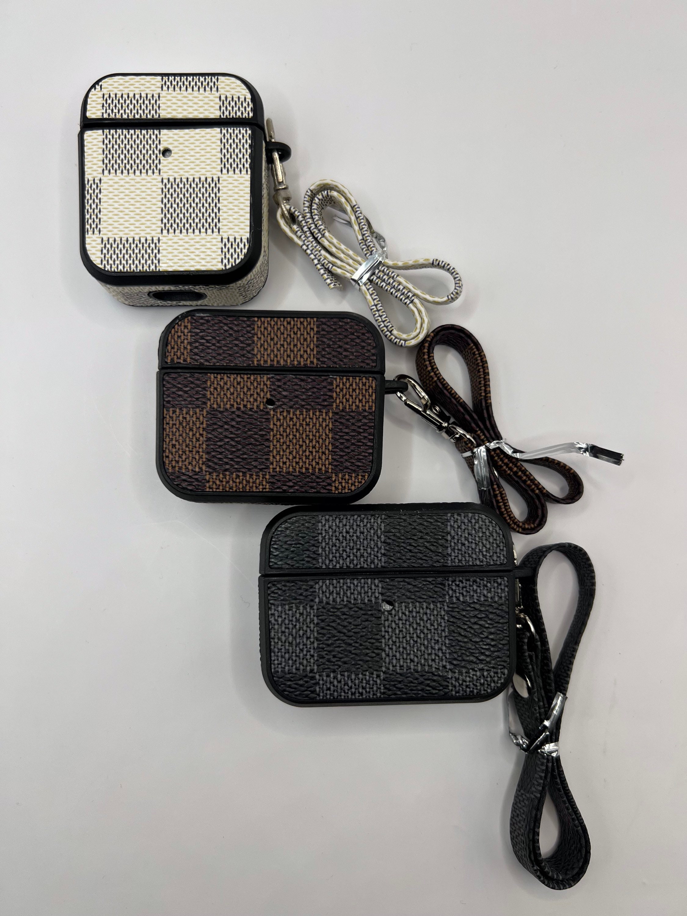 LV SUPREME INSPIRED AIRPOD CASE, CUTE FASHIONABLE DESIGN TREND