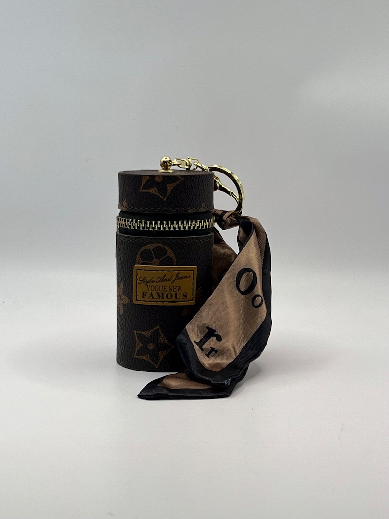 Bucket Keychain Lipstick Key Fob Holder Etsy