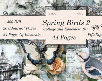 Spring Birds 2 Digital Kit