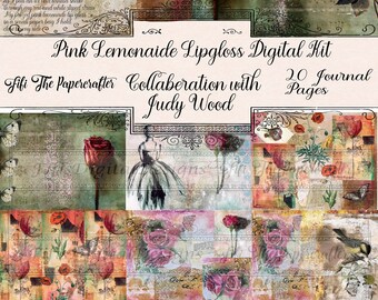 Pink Lemonaide Lipgloss Digital Kit A collaberation with Judy Wood
