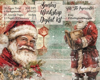 Santas Workshop Digital Kit