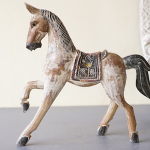 Unique Horse Sculpture, Horse Gifts, Christmas Gift, Christmas Decor, Horse Art, Rocking Horse, Horse Decor, Home Decor, Mothers Day, Decor
