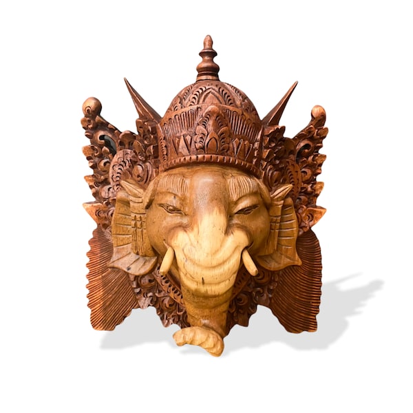 Ganesh Wood Carving Etsy
