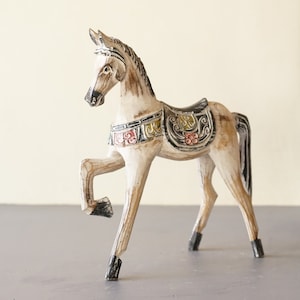 Unique Horse Sculpture, Horse Gifts, ChristmasGift, Christmas Decor, Horse Art, Rocking Horse, Horse Decor, Holiday Gift, Mothers Day Gift