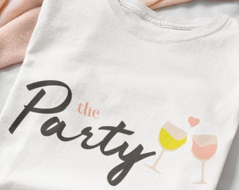 The Party Group Tshirt, Bijpassende Bachelorette Shirts, Bachelorette Weekend Trip, Maid of Honor Gift, Bridesmaid Gift, Bride and Party Tees
