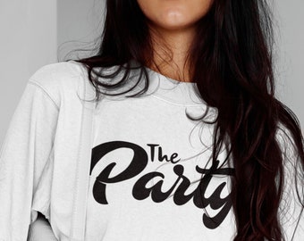 Bruidsmeisje Shirts The Party Tee, Bruidsmeisje Cadeau, Maar Eerste Mimosa's, Bridal Party Shirts, Bruid Shirt, Wedding Shirts, Getting Ready Shirt
