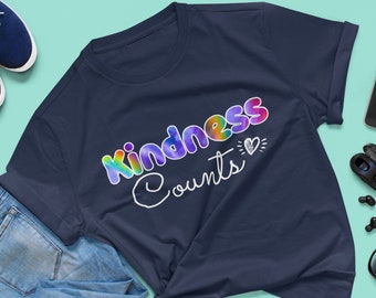 Adult Kindness Heart Shirt, Vriendelijkheid TShirt, Inspirerende Shirts, Positieve Vibes Shirt, Positieve Quote Tee, Vriendelijkheid Quote, Kies Vriendelijkheid