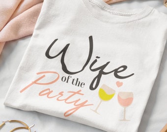 Vrouw van de Partij Tshirt, Bride to Be Bachelorette Party T-Shirt, Bridal Party Shirts, Verloving Aankondiging Tshirt, Fun Bridesmaid Gifts