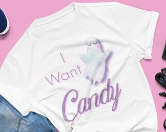 Ghost Shirt, Cute Halloween Shirt, Halloween Party Top, Cute Shirt for Halloween, Fall T-Shirt, Cute Fall Tee, Halloween Tee, Cute Fall Top