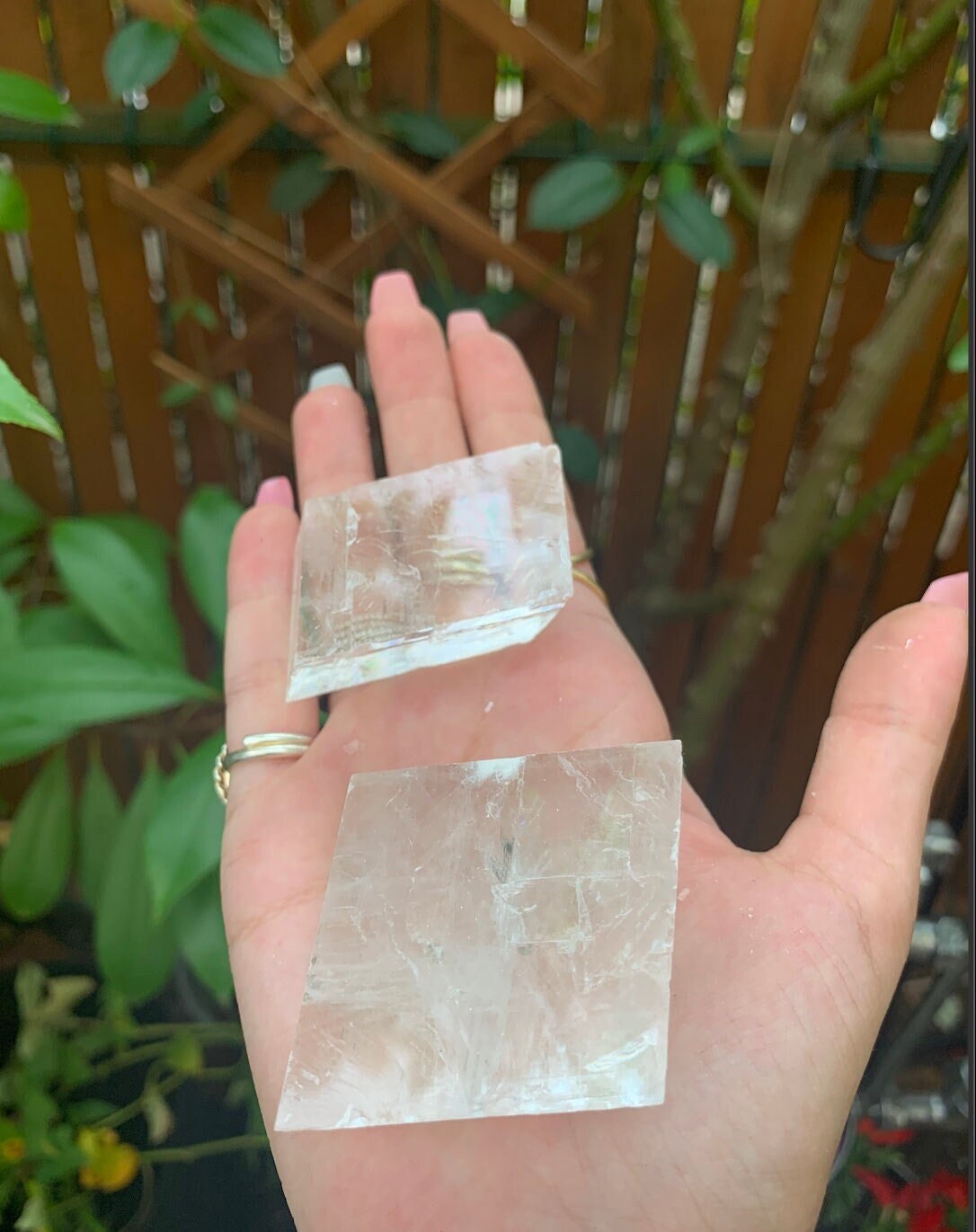 Cube Optique de Calcite