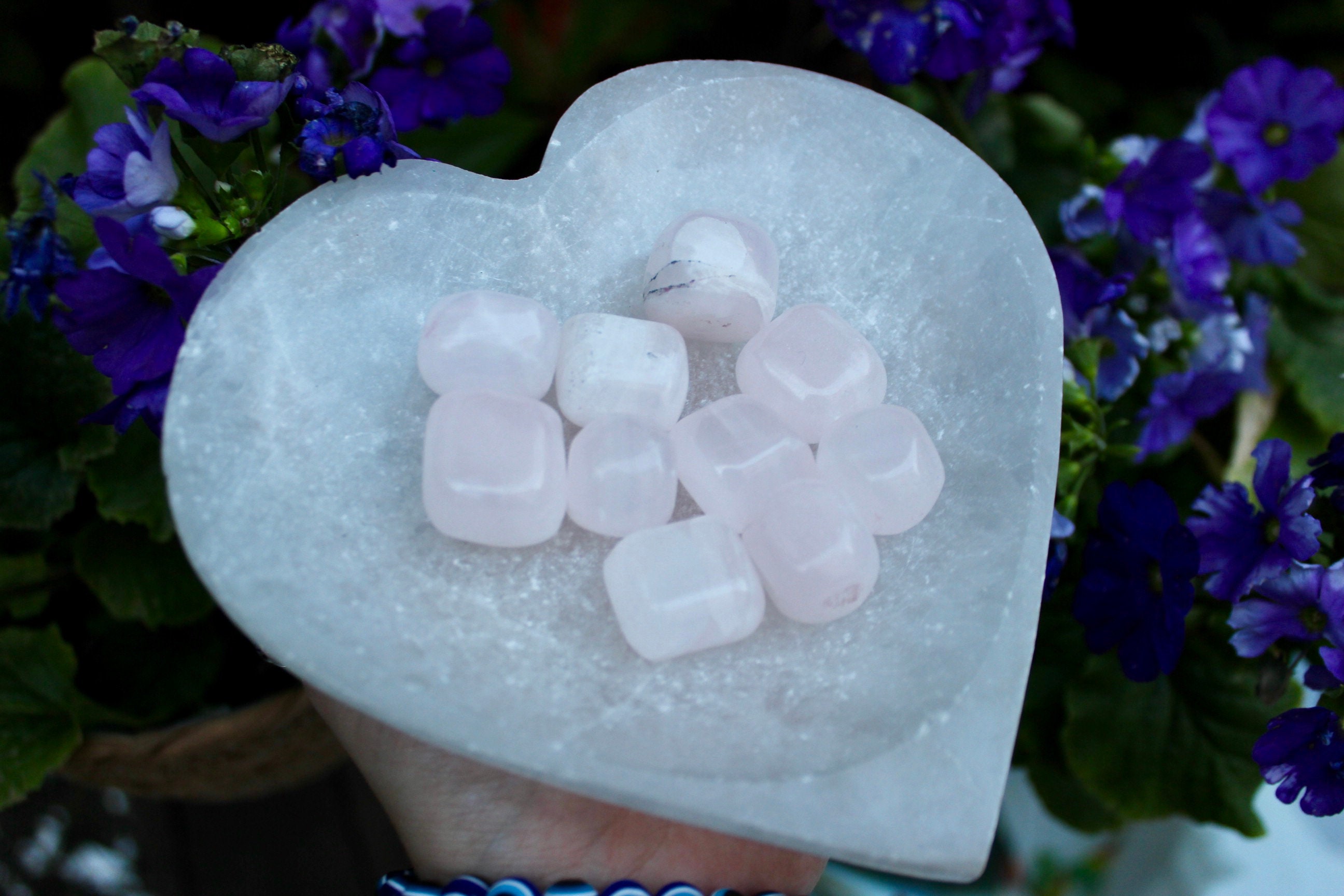 Tumble Rose Mangano Calcite