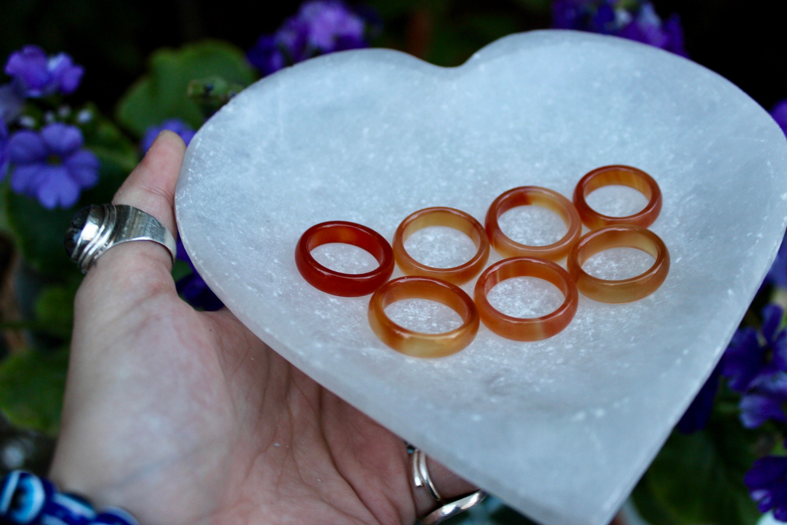 Anneau Jonk Cornaline