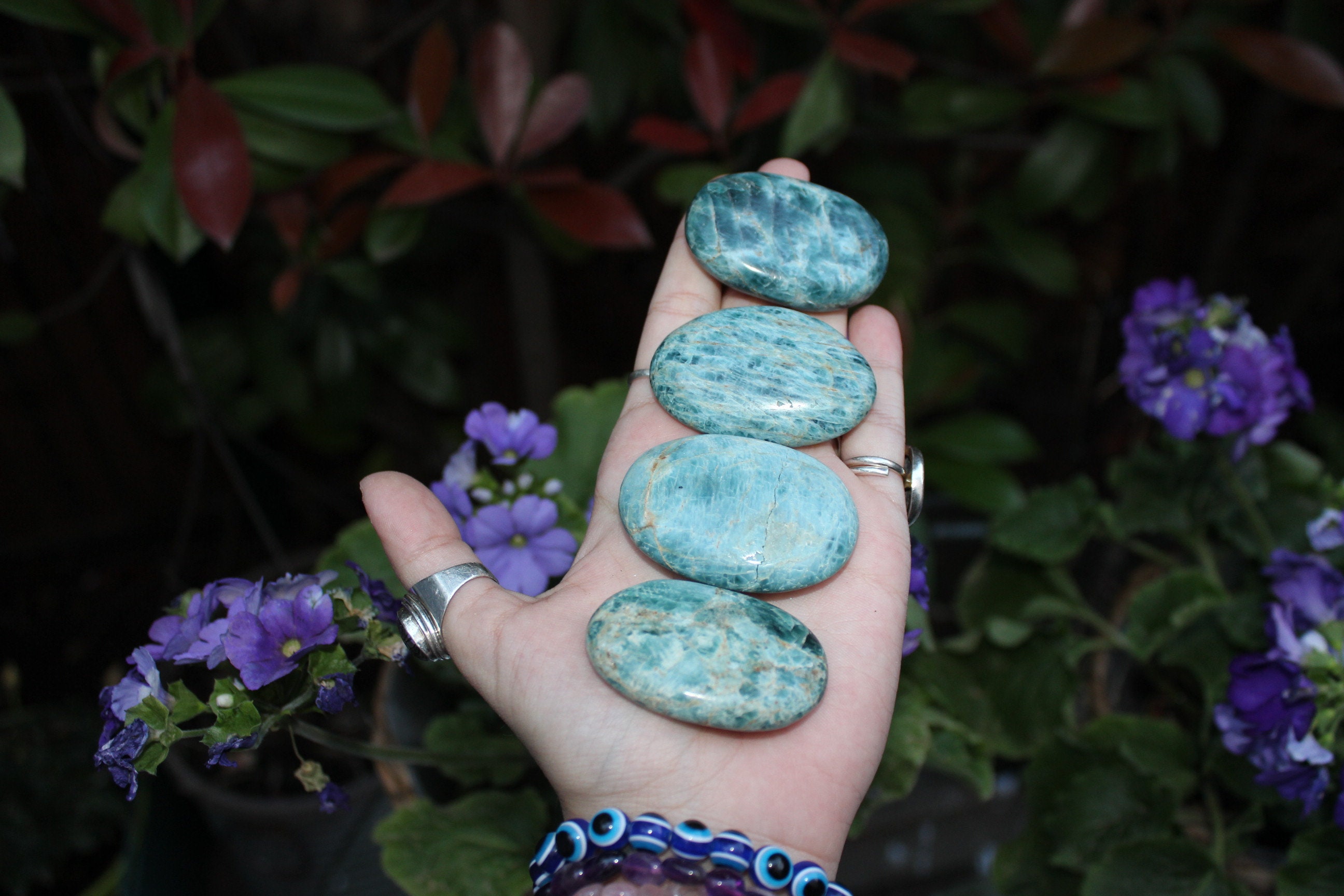 Pierre de Palmier Bleue Apatite