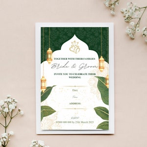 Convite de casamento indiano, convite digital hindu, modelo de convite indiano Shaadi, cartão de casamento hindu, convite de casamento hindu
