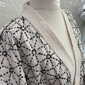 used Sashiko white Kendo Jacket/ durable cotton jacket/unisex/ size Men's M/ CBD10 image 6