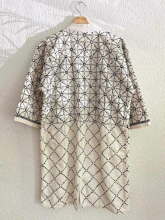 used Sashiko white Kendo Jacket/ durable cotton jacket/unisex/ size Men's M/ CBD10