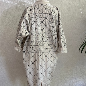 used Sashiko white Kendo Jacket/ durable cotton jacket/unisex/ size Men's M/ CBD10 image 5