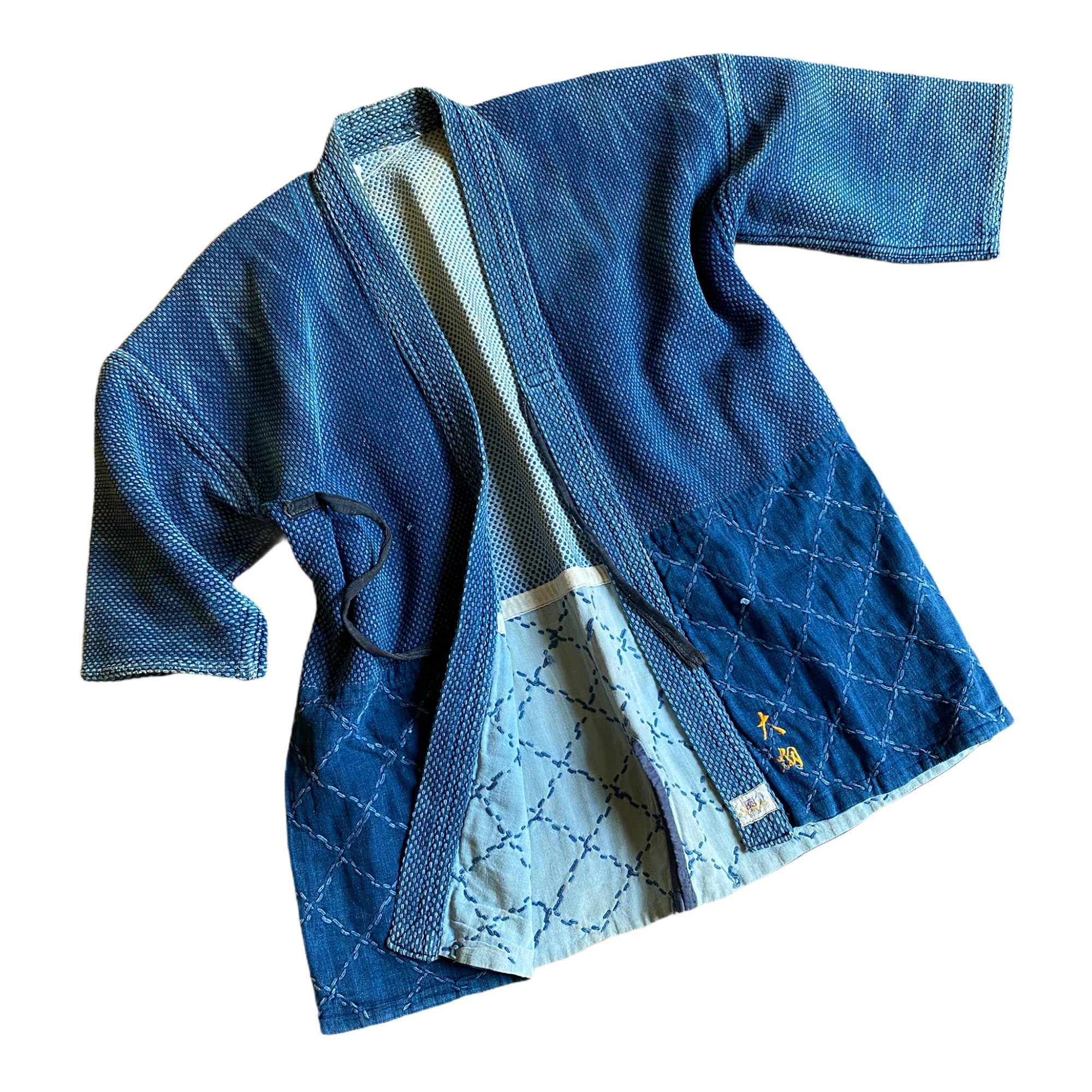 Kendo Jacket/high quality pure indigo dye durable cotton jacket/unisex/Miyazaki
