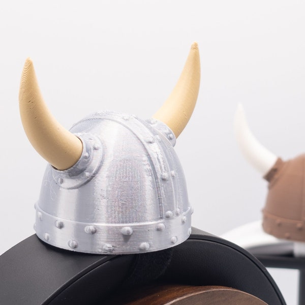 Viking Helmet for Headset || **Tall* Horns Edition* | Attachment | 38+ Colors | Choose Your Own Helmet & Horn Colors | Gamer Gift