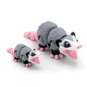 Opossum + FREE MINI OPOSSUM | 3D Printed Articulating Flexi Fidget
