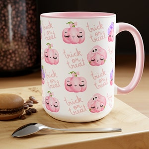 Glam pink pumpkin mug – CuteCreationsByMeli