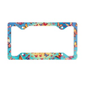 Sunshine Anime License Plate Frame, Front License Plate, Cute Butterfly Vanity Plate Butterflies Sky, Sunshine License Plate, Anime Sky