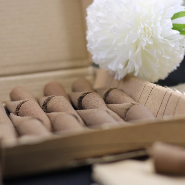 30 grands cônes d’encens jumbo de 5 cm | Relaxant pour l’aromathérapie | Divers parfums disponibles