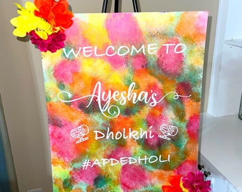 Welcome Sign for Wedding and Events